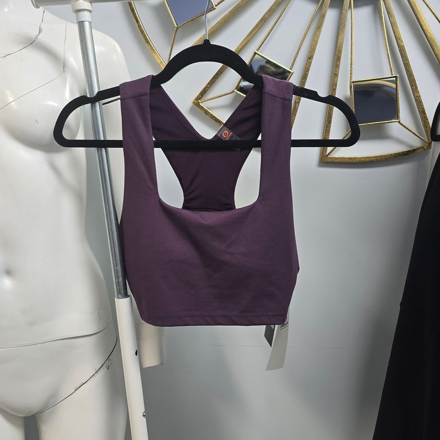 Mono B Deep Purple V Back Tank