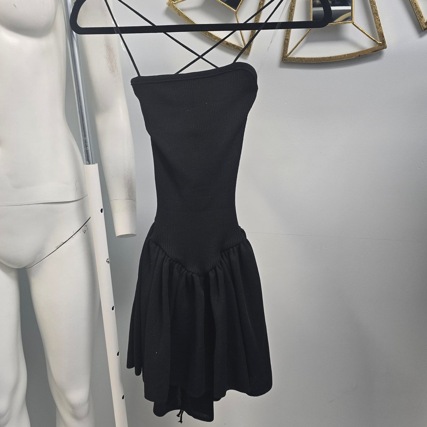 Back Lace Up Knit Dress Pretty Knit