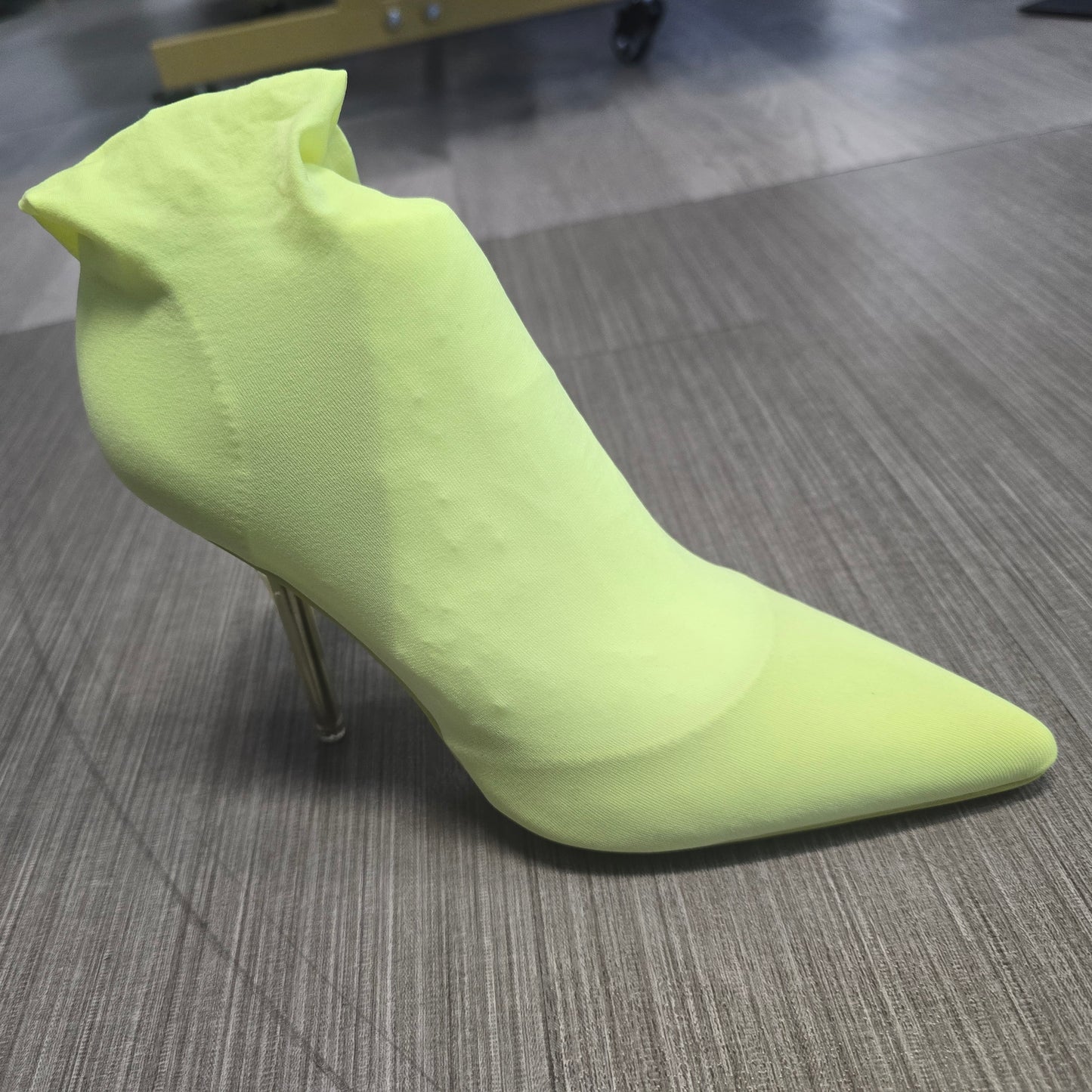 Neon Green Sleeve Heel
