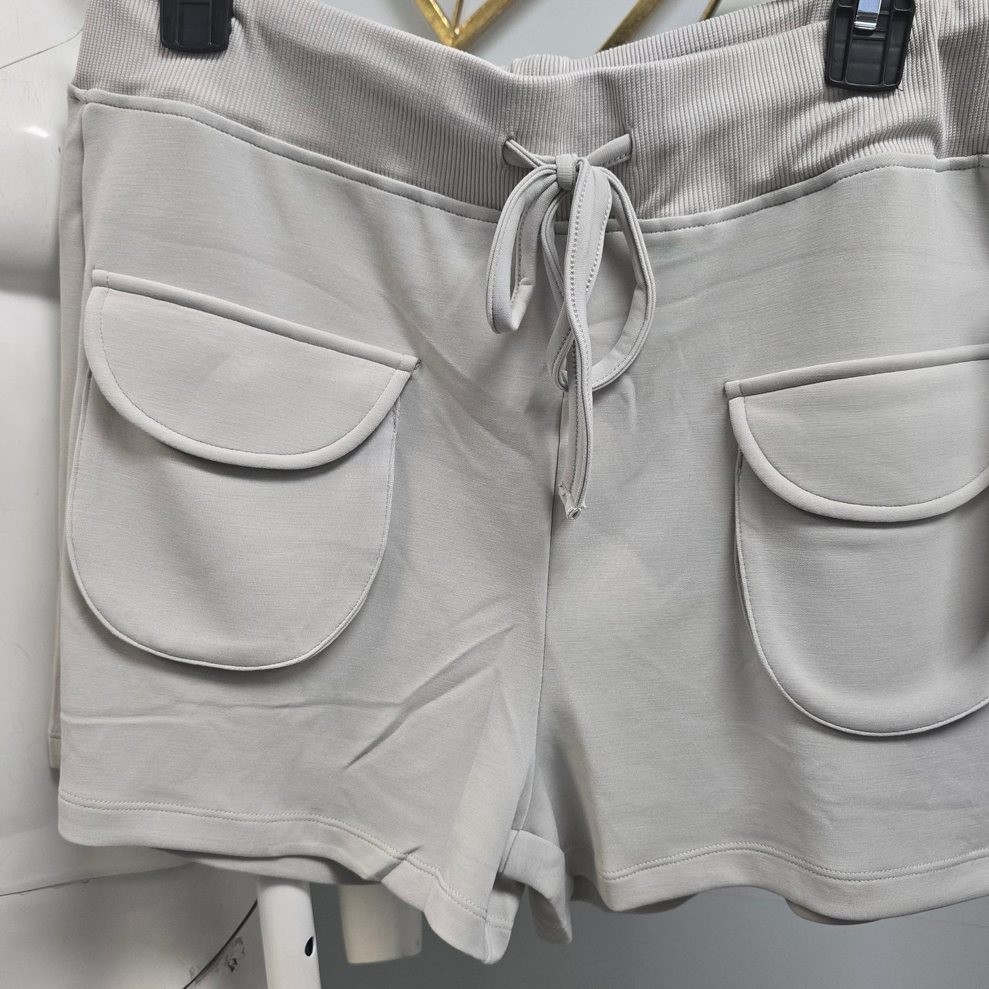 Mono B Pale Grey Short