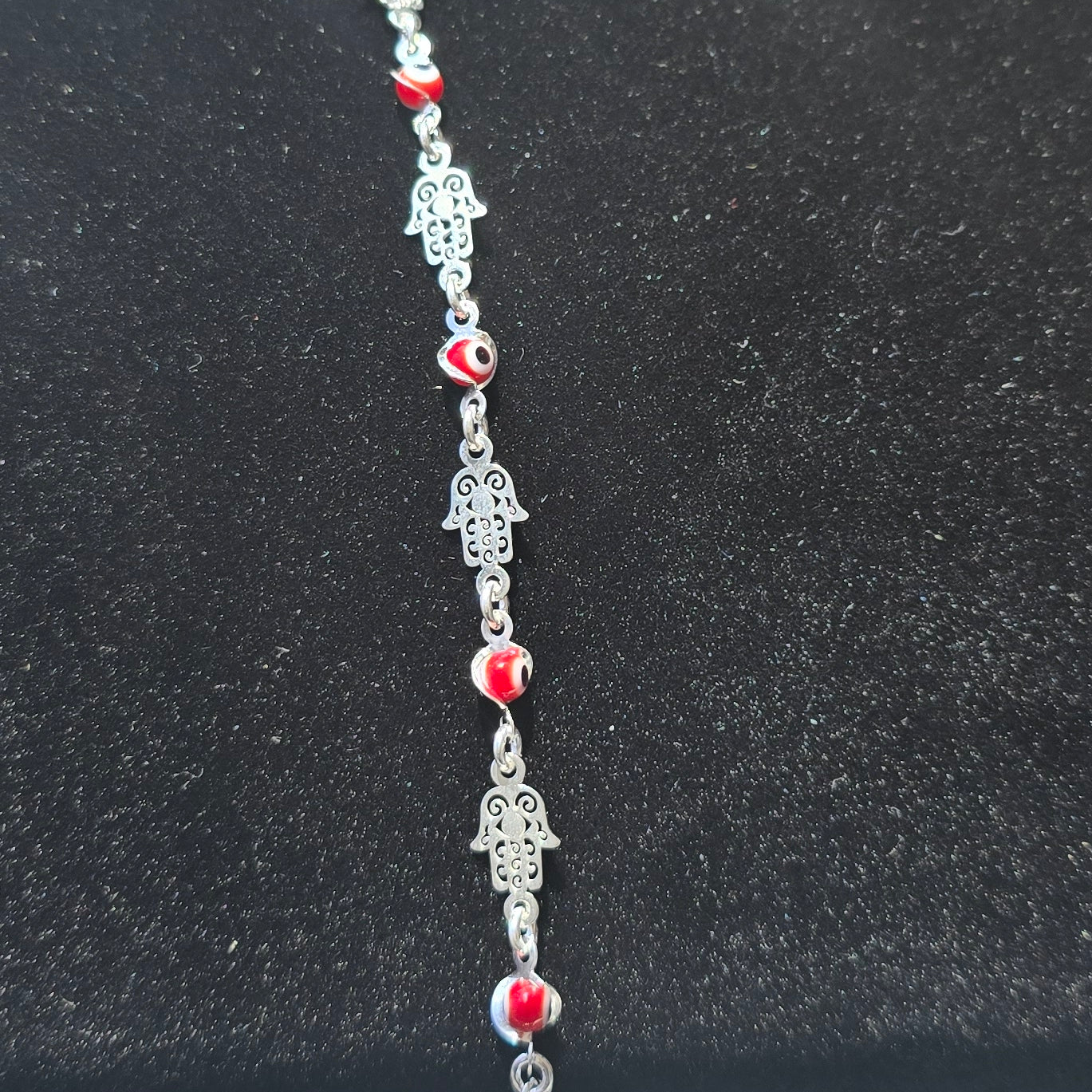 Red Evil Eye Palm Bracelet