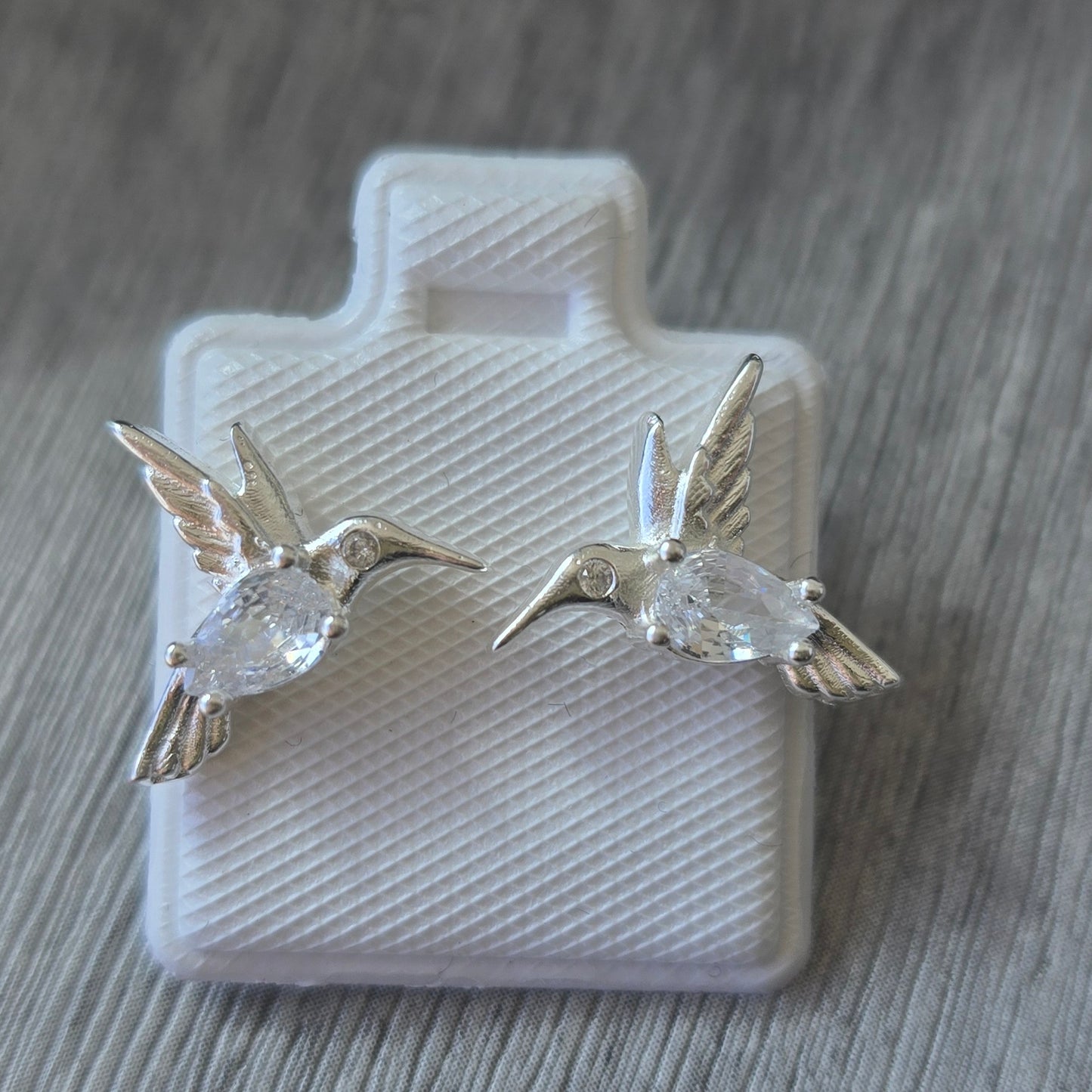 Silver Dove Earrings