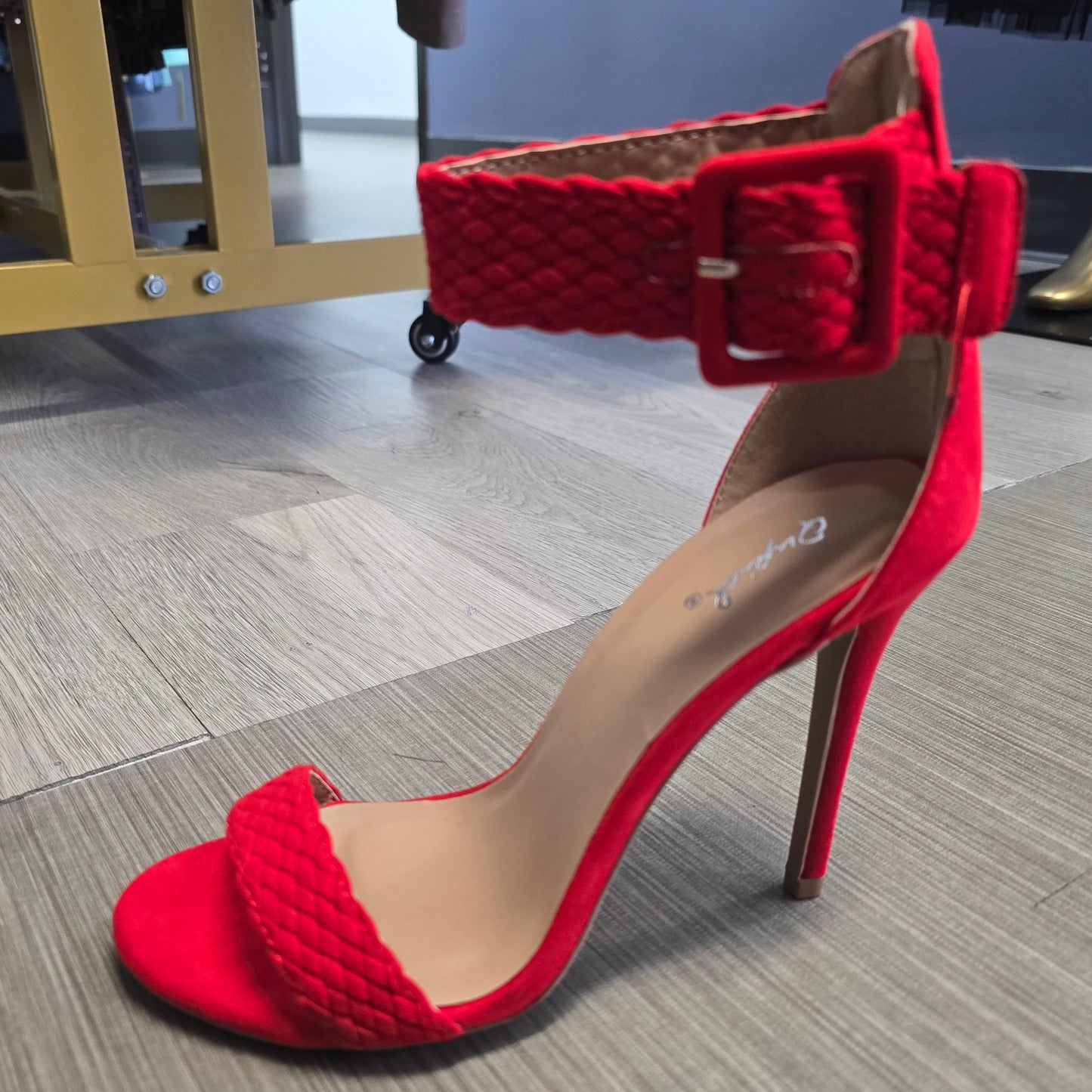 Red Strap High Heel
