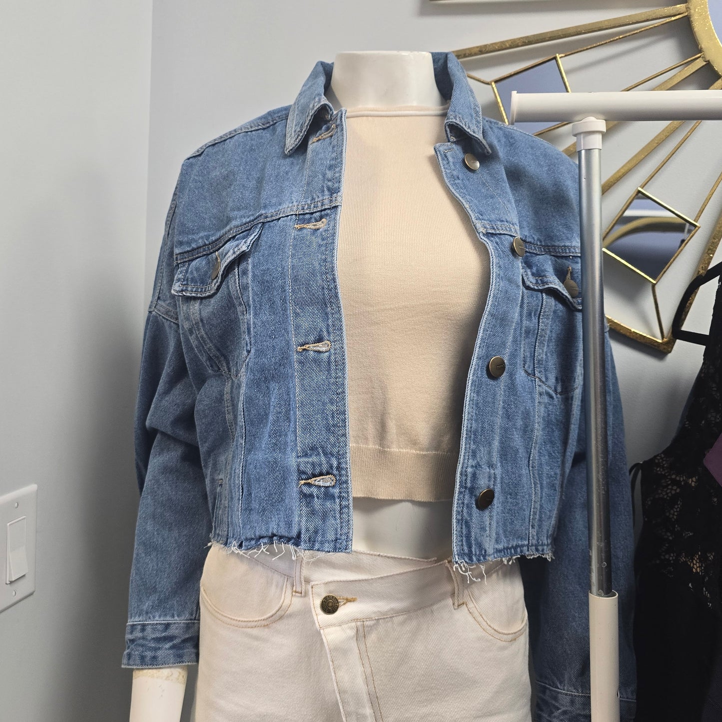 Cropped Jean Jacket