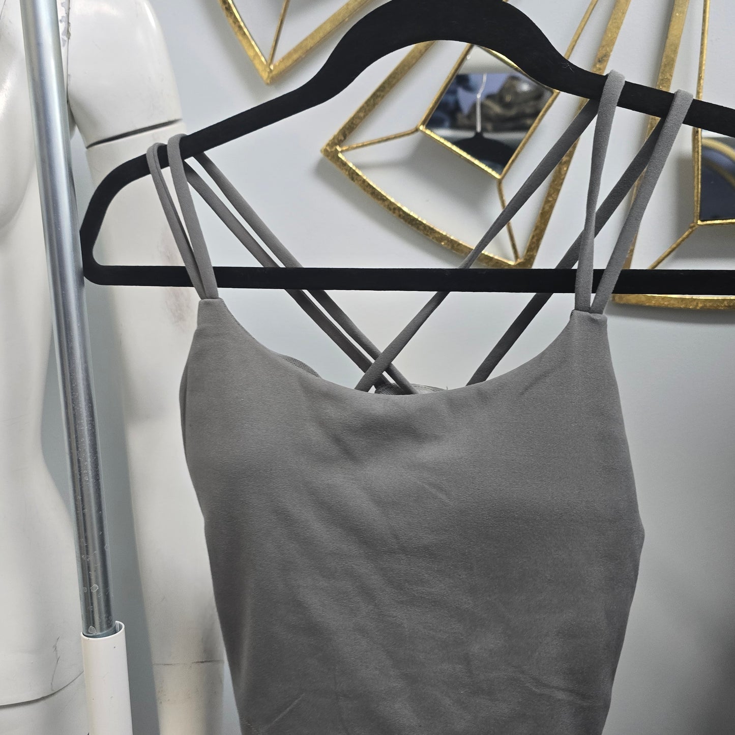 Grey Crossback Tank - Mono B