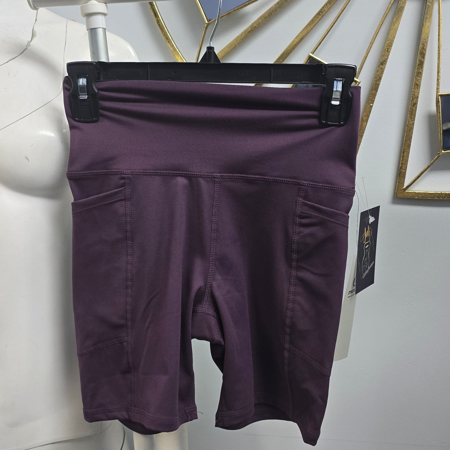 Mono B Deep Purple Bike Short w Pockets