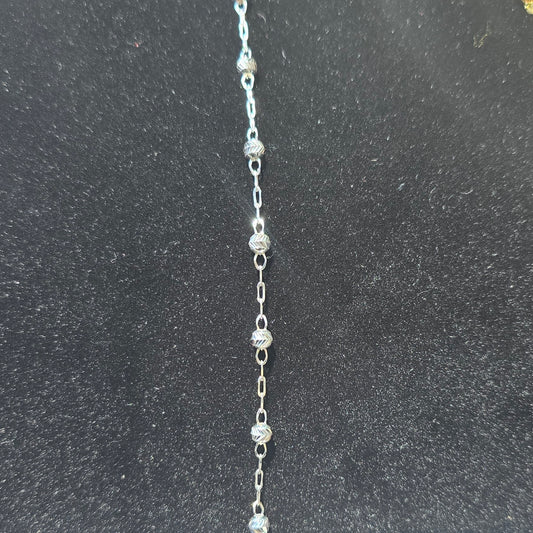 Silver Ball Bracelet
