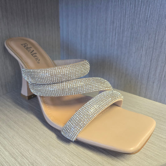 Tan Bling High Heel