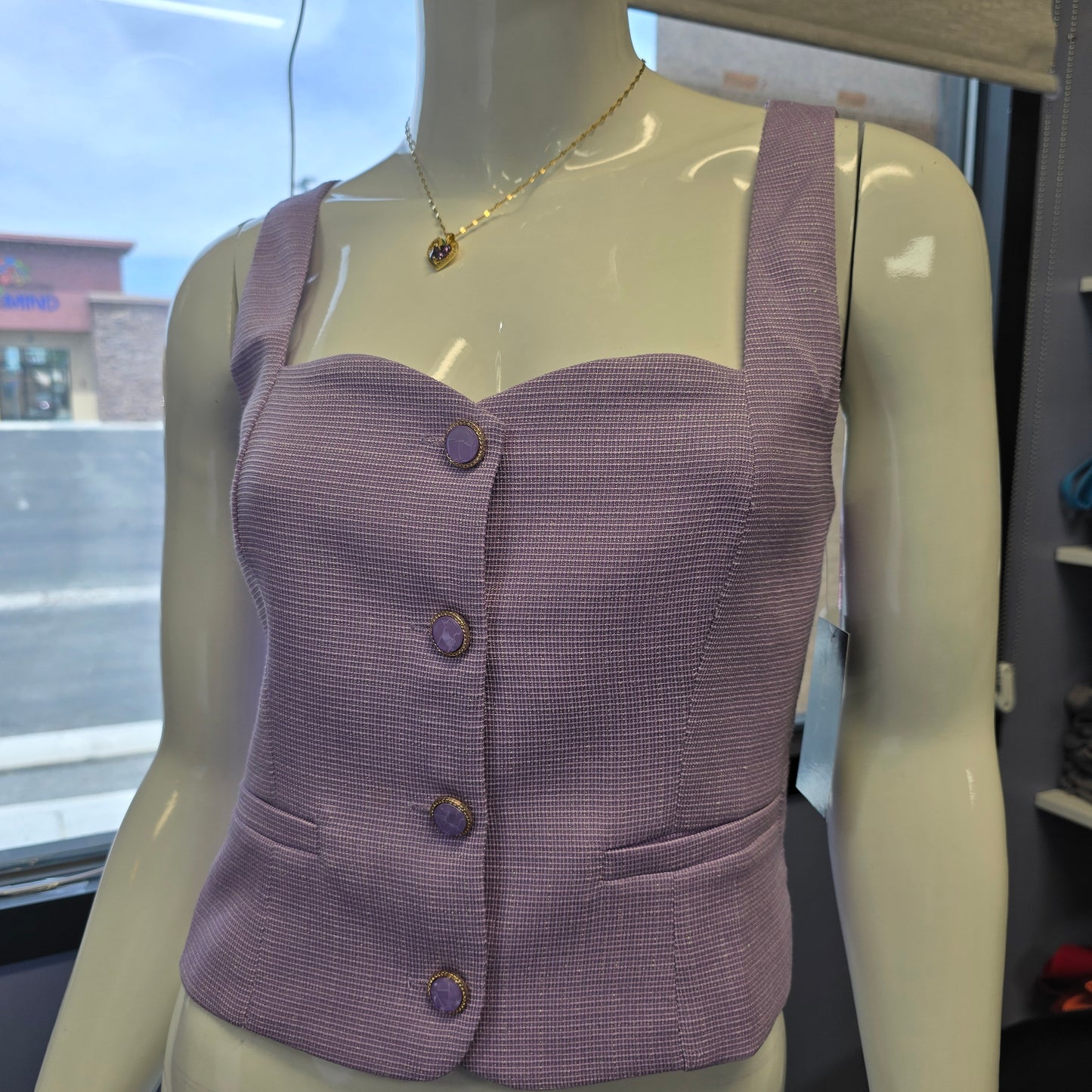 Edit By Nine Purple Blouse