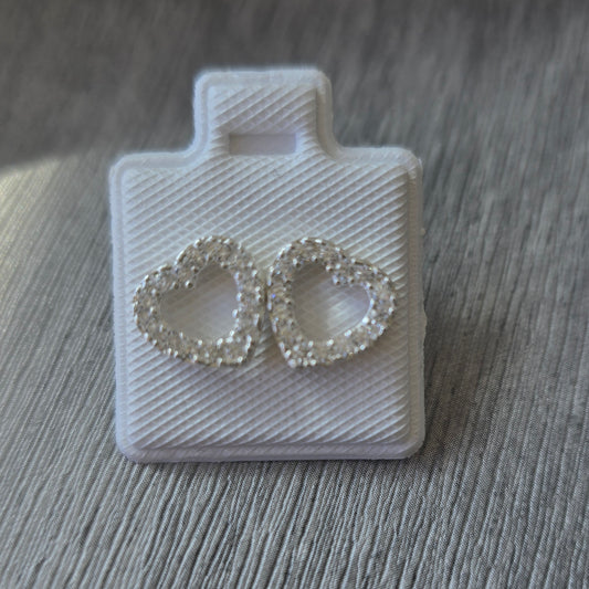 Silver Heart Earrings