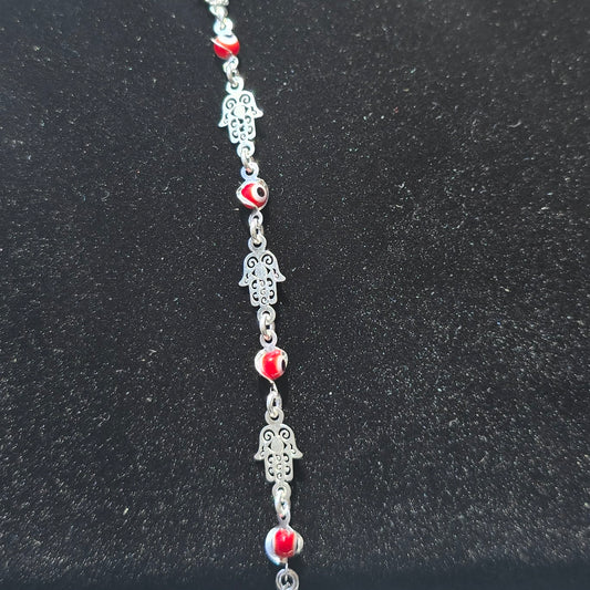 Red Evil Eye Palm Bracelet