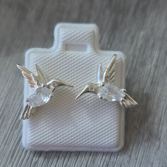 Silver Dove Earrings
