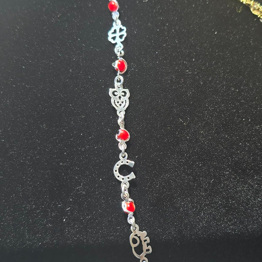 Red Evil Eye Mixed Charm