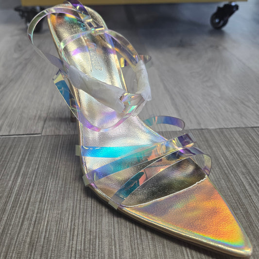 Gold& Holographic Heel