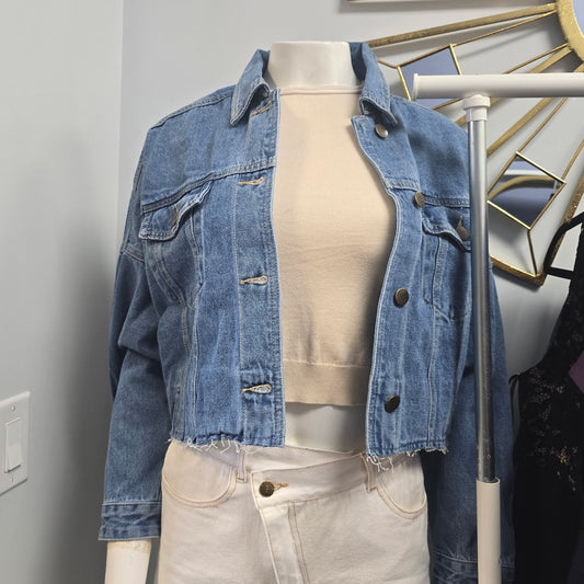 Cropped Jean Jacket