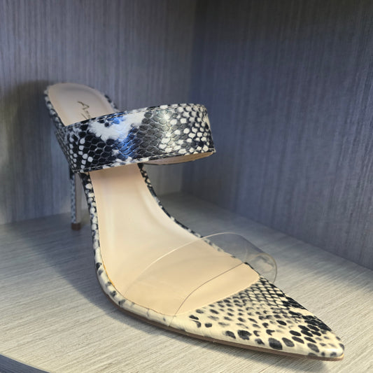 Snake Clear Strap Heel